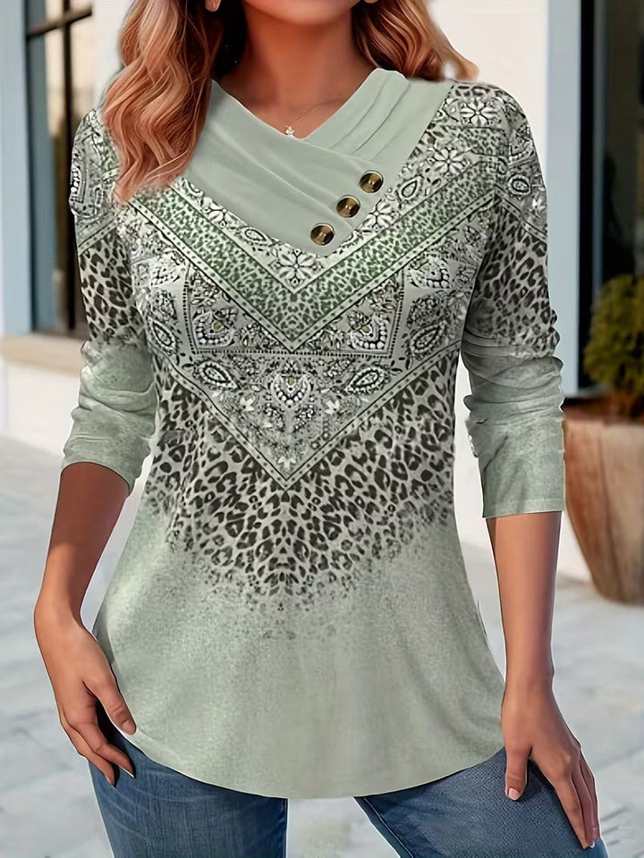 Dainora - Vestido Mini Estampado Tártaro De Estilo étnico