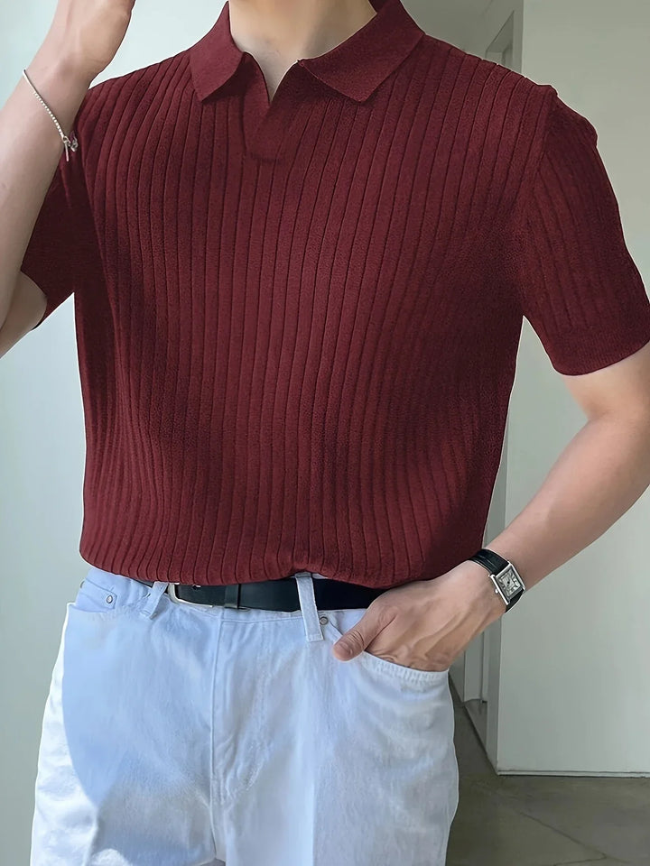 Avgustin - Polo Informal De Manga Corta