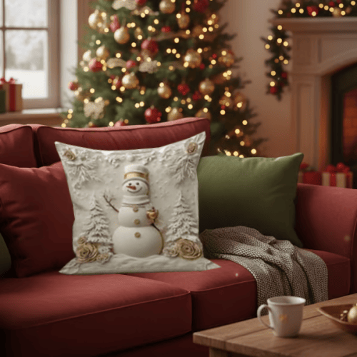 CozyFest - Funda De Almohada Con Motivos Navideños Para La Decoración Del Hogar