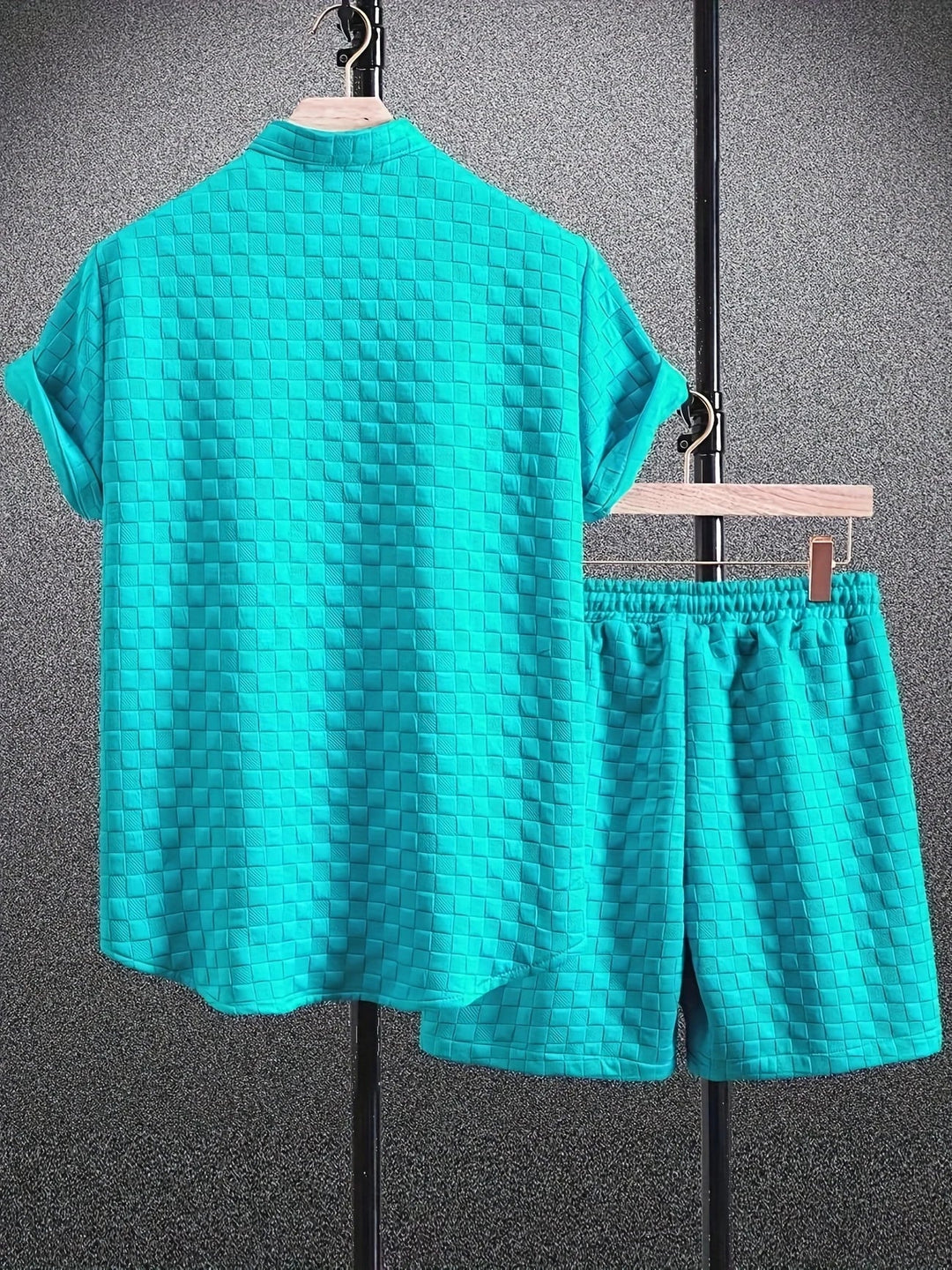 Zane - Conjunto Informal De Camiseta De Manga Corta y Pantalón Corto Para Verano