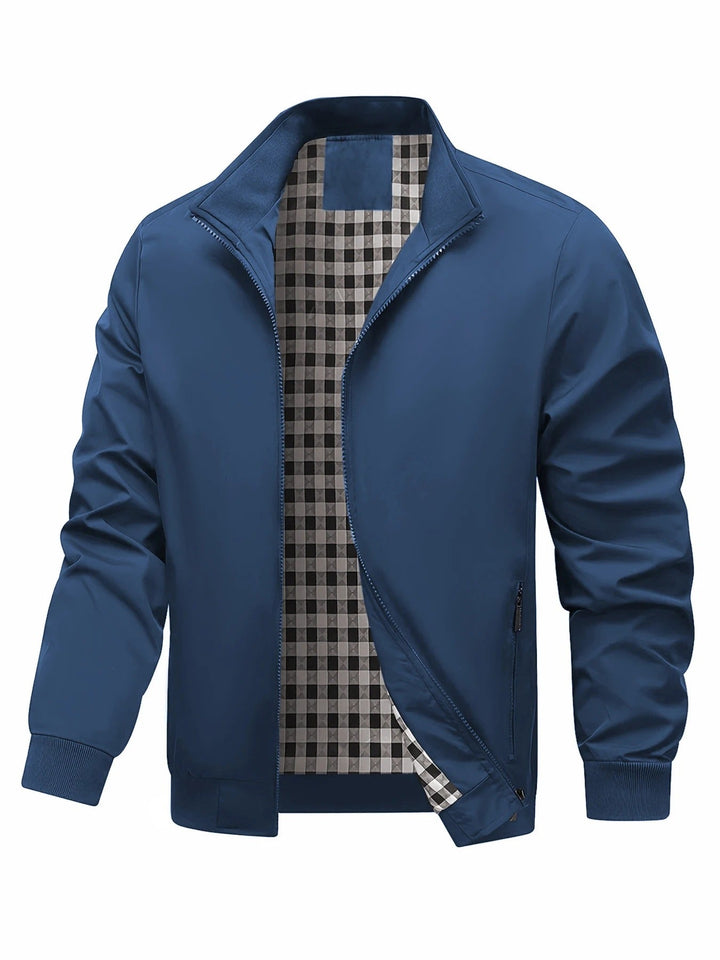 Charith - Chaqueta Informal de Manga larga Con Cremallera