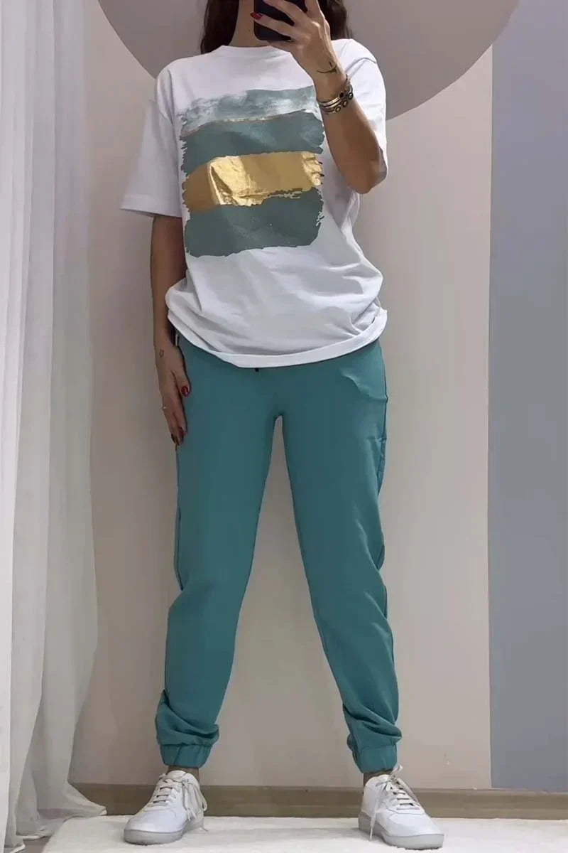 Madelina - Conjunto de dos Piezas con Top y Pantalón