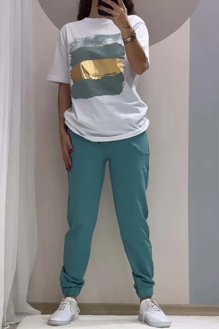 Madelina - Conjunto de dos Piezas con Top y Pantalón