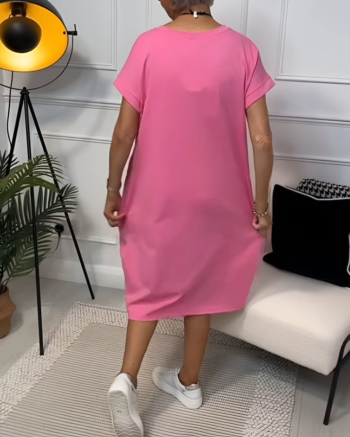 Jocelyn  - Vestido Informal y Cómodo Con Bolsillos