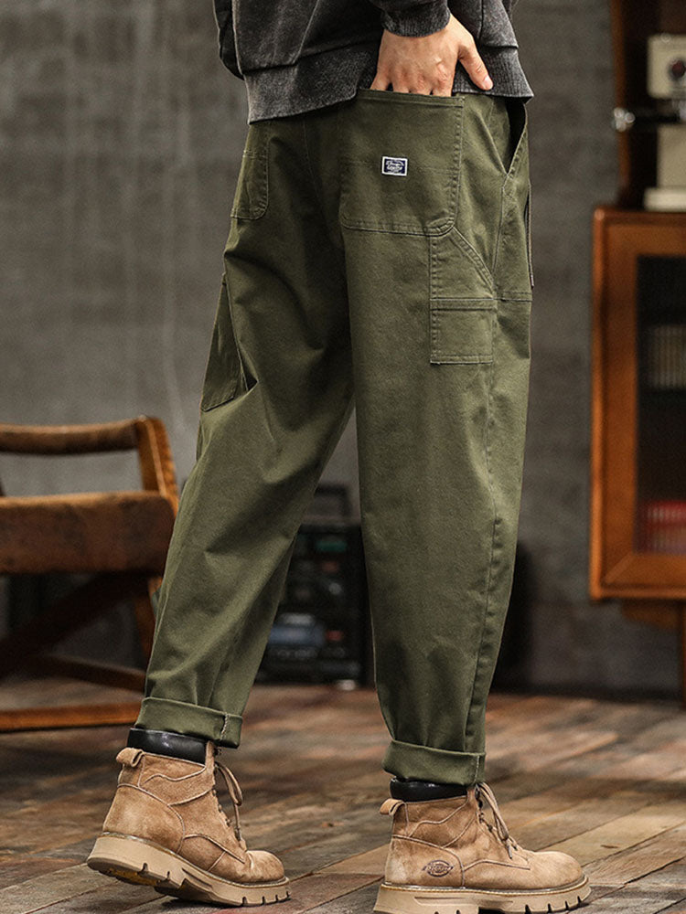 Rasmus - Elegante Pantalón Cargo Con Bolsillos