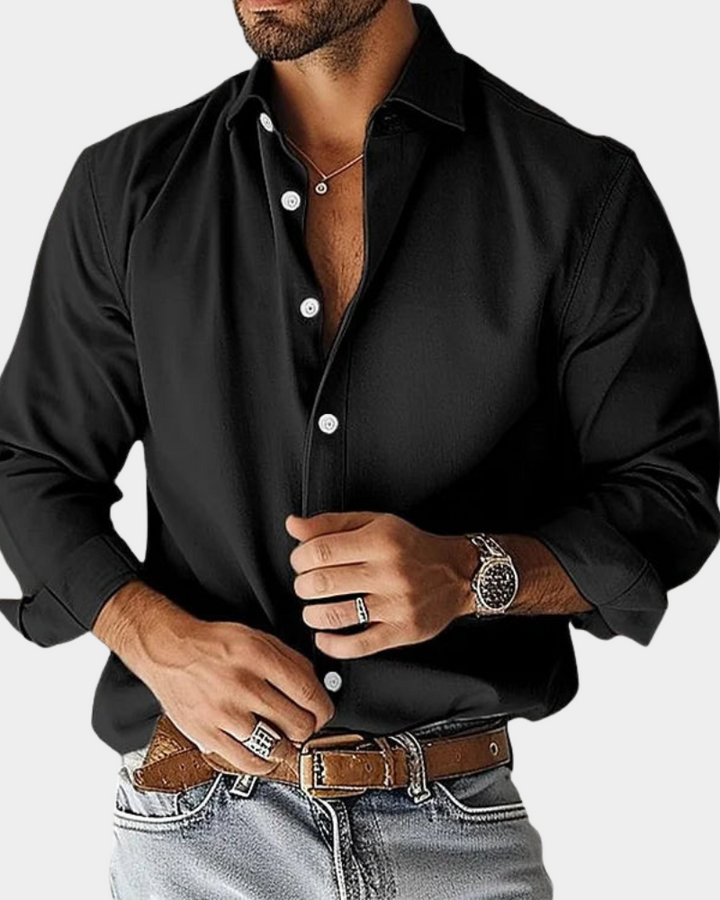 Pinchas - Camisa De Manga Larga Con Botones