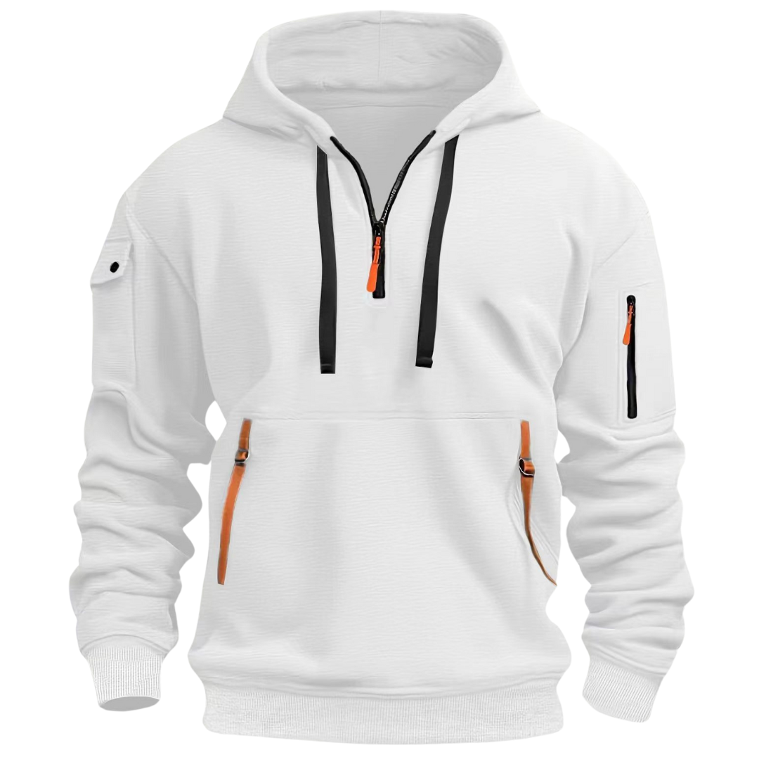 Ludomir - Sudadera Con Capucha Manga Larga Y Múltiples Bolsillos