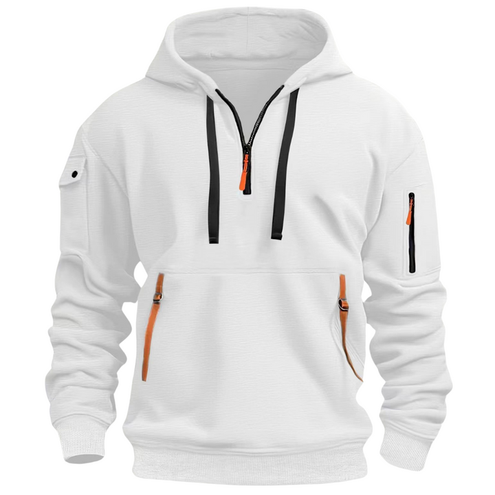 Ludomir - Sudadera Con Capucha Manga Larga Y Múltiples Bolsillos