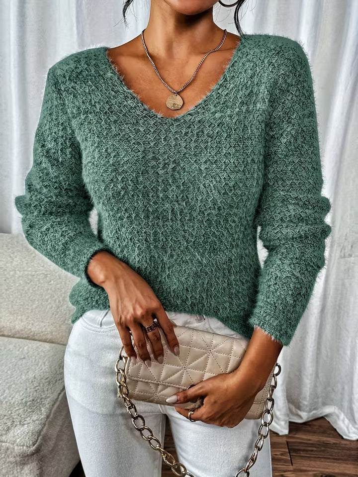 Aderah -Jersey Holgado Con Cuello en V