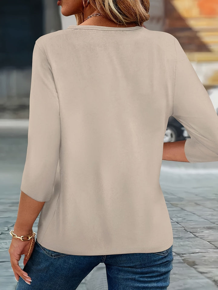 Amandine - Camisa De Verano Con Cuello en V a La Última