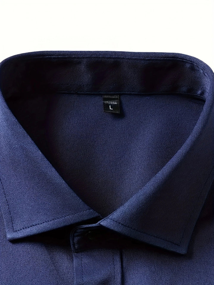 Byron - Elegante Camisa De Manga Larga Con Btones
