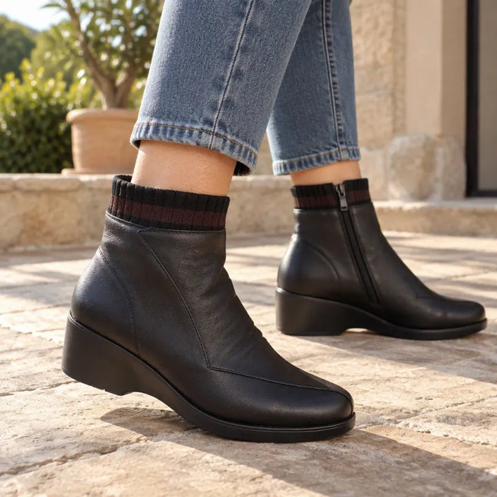 Nickia - Botines Con Cremallera Lateral