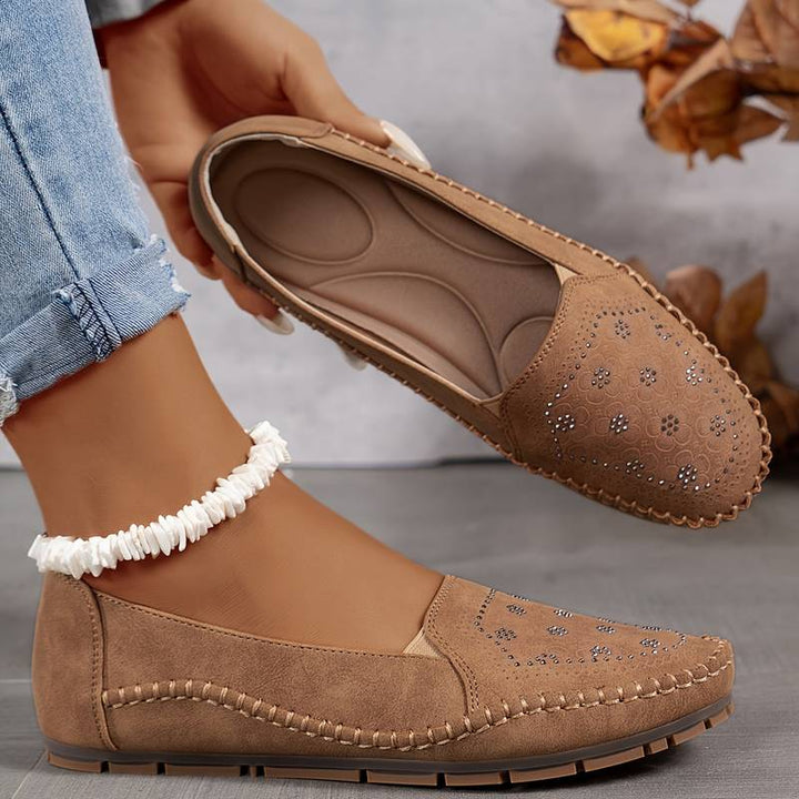 Orital - Mocasines Suaves Cosidos Vintage