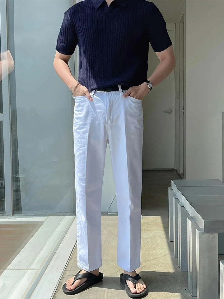 Avgustin - Polo Informal De Manga Corta