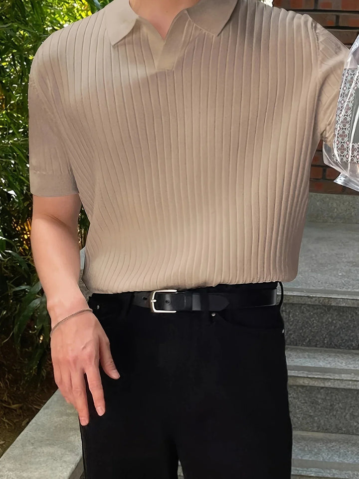Avgustin - Polo Informal De Manga Corta