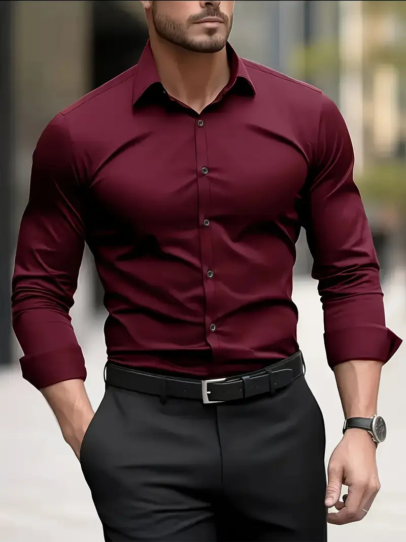 Marlon - Camisa De Manga Larga Transpirable