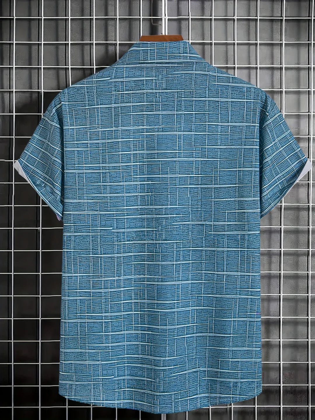 Haroyan - Camisa Elegante Con Estampado De Rayas a Cuadros