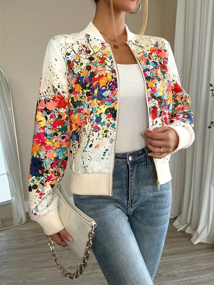 Riena - Chaqueta Con Estampado Tie-dye De Colores Vivos