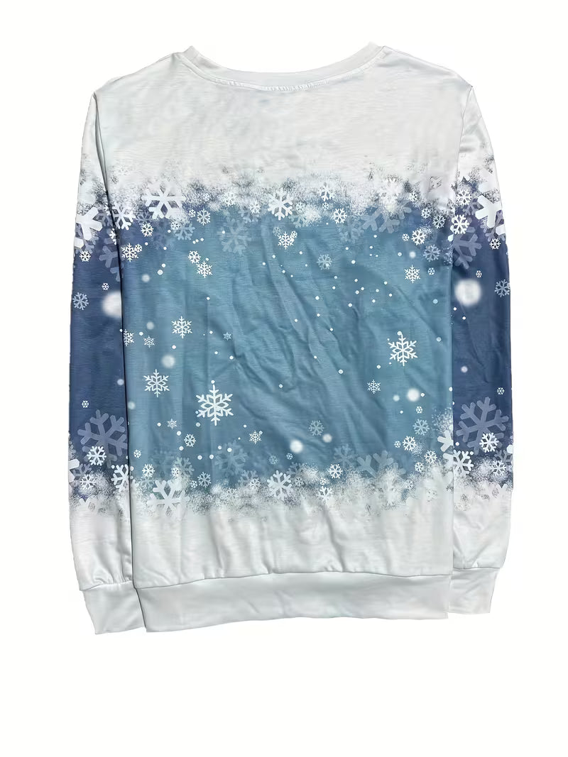 Jeila - Sudadera Navideña Estampada «Transfronterizo»