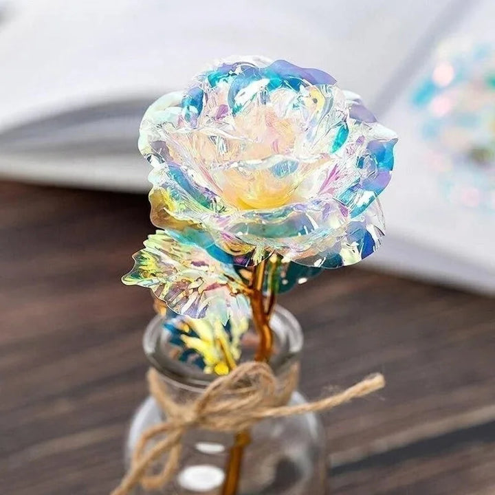 GlowPetal - Rosa De Cristal Colorida
