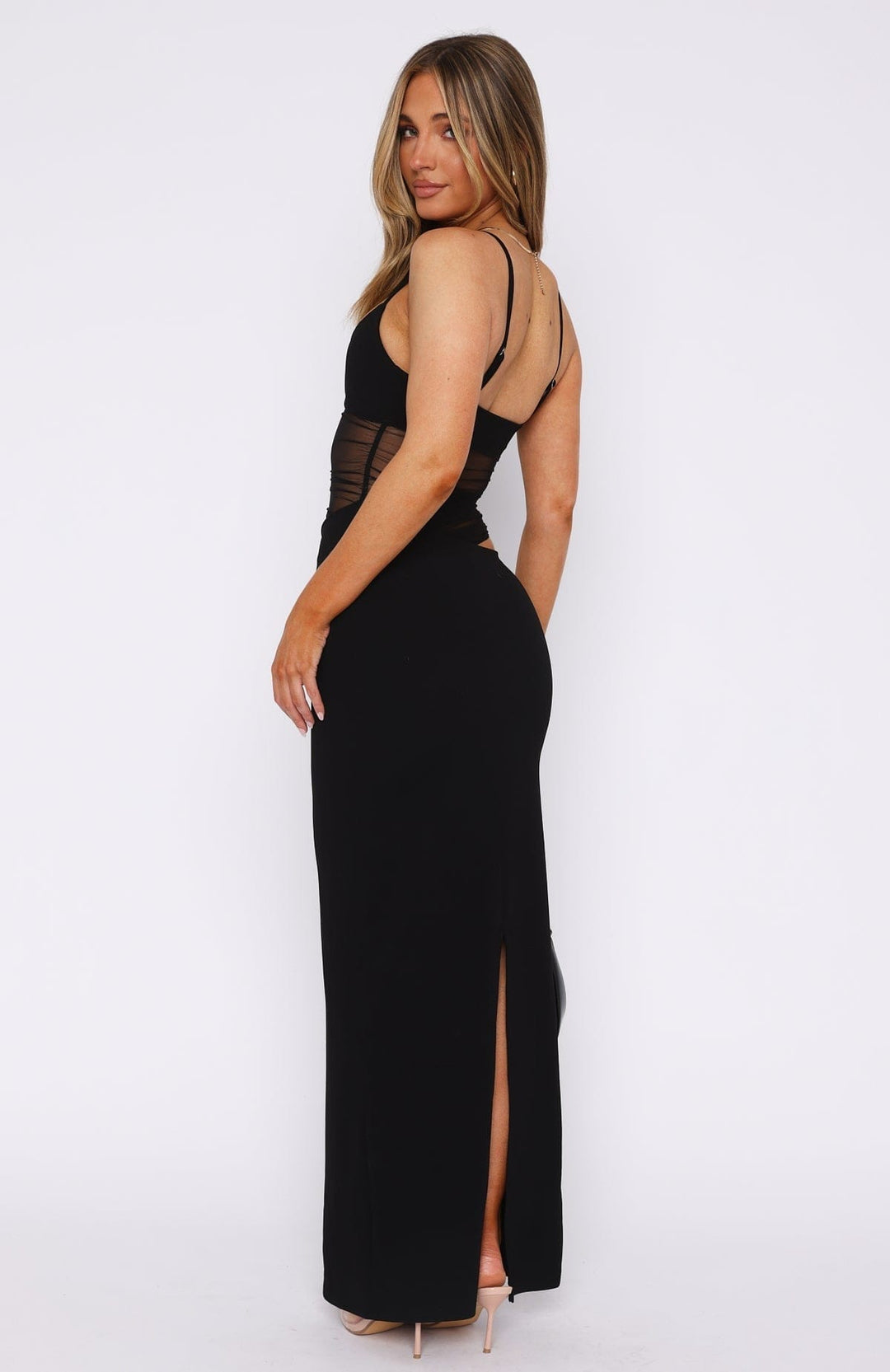 Aisling - Vestido De Fiesta Ajustado Sin Espalda