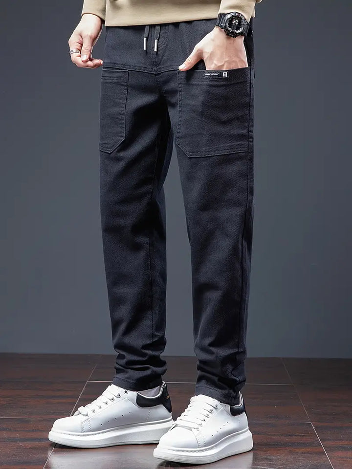 Jarrett - Elegante Pantalón Jogger Con Cintura y Cordón Ajustable