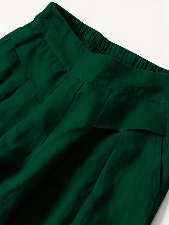 Anina - Pantalón Ancho De Lino