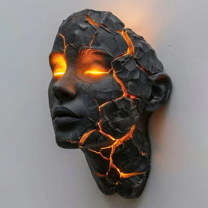 CrackGlow - Lámpara de pared Alma Quebrantada