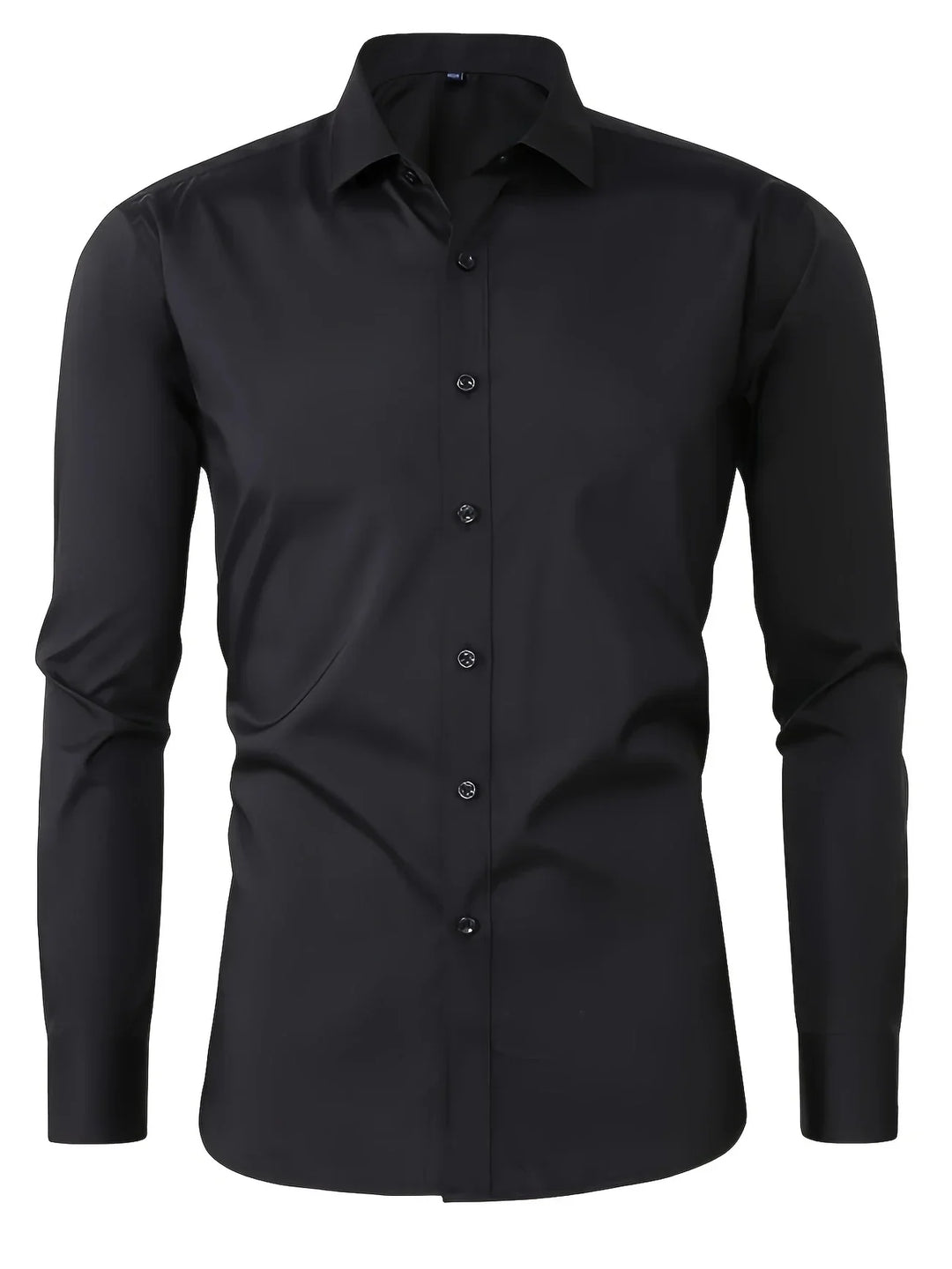 Byron - Elegante Camisa De Manga Larga Con Btones