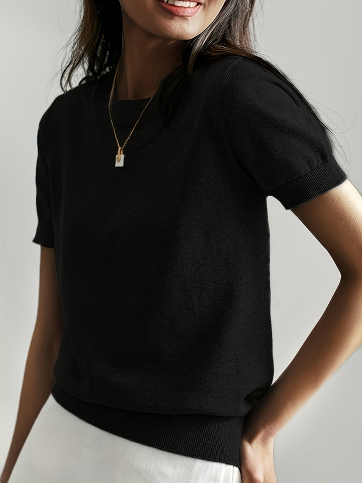 Jacquie - Camiseta Informal De Alta Elasticidad