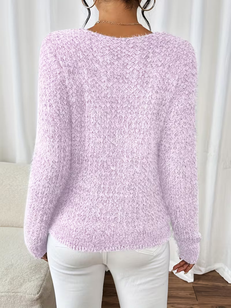 Aderah -Jersey Holgado Con Cuello en V