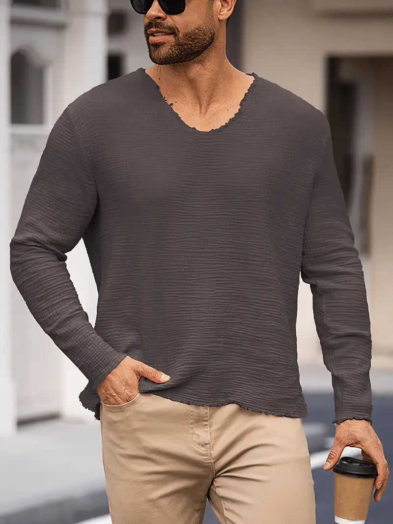 Benson - Camisa De Manga Larga De Verano a La Moda