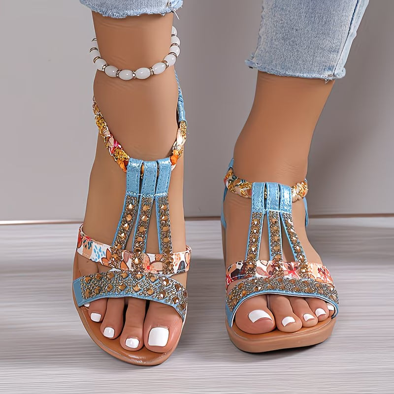 Noelia - Sandalias Elegantes Con Cuña