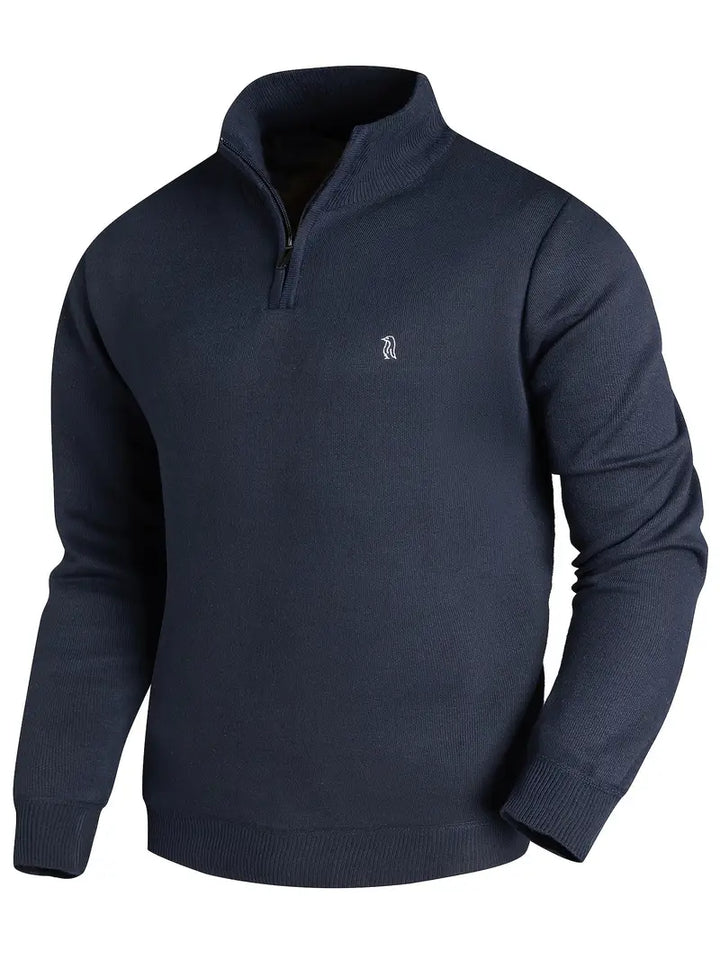 Aryan - Jersey Informal De Punto Con Cremallera