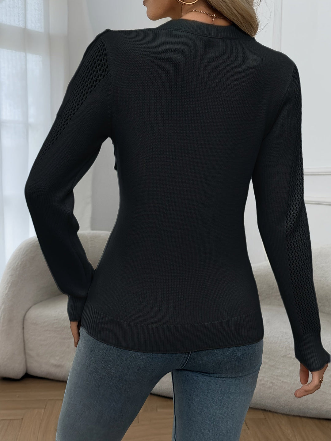 Thindra - Jersey Con Flecos y Manga Larga