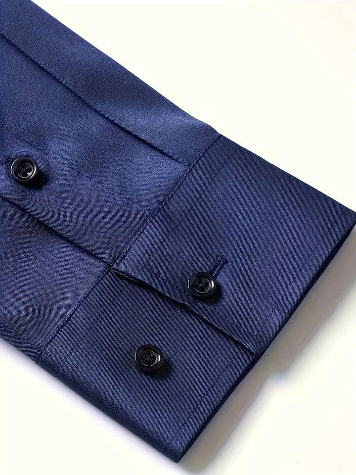 Byron - Elegante Camisa De Manga Larga Con Btones