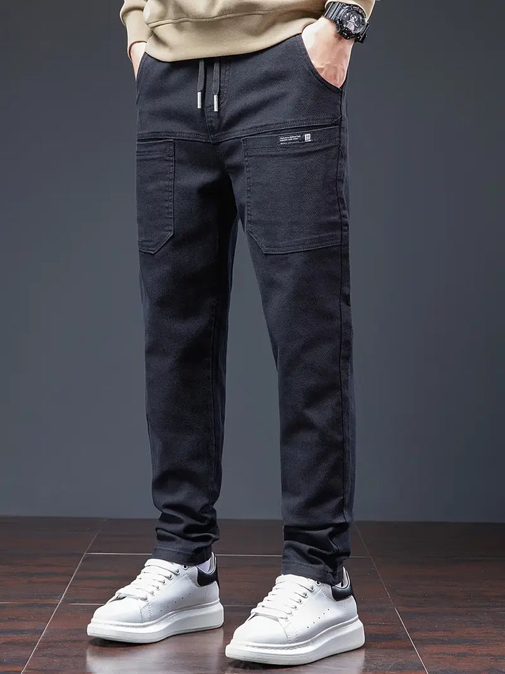 Jarrett - Elegante Pantalón Jogger Con Cintura y Cordón Ajustable