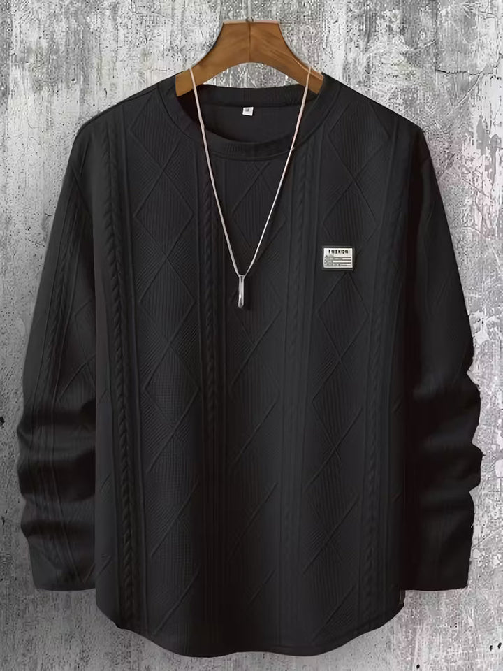 Pauleta - Sudadera Informal de Manga Larga y Cuello Redondo