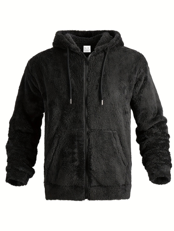 Hessel - Sudadera Con Capucha y Manga Larga Con Cremallera