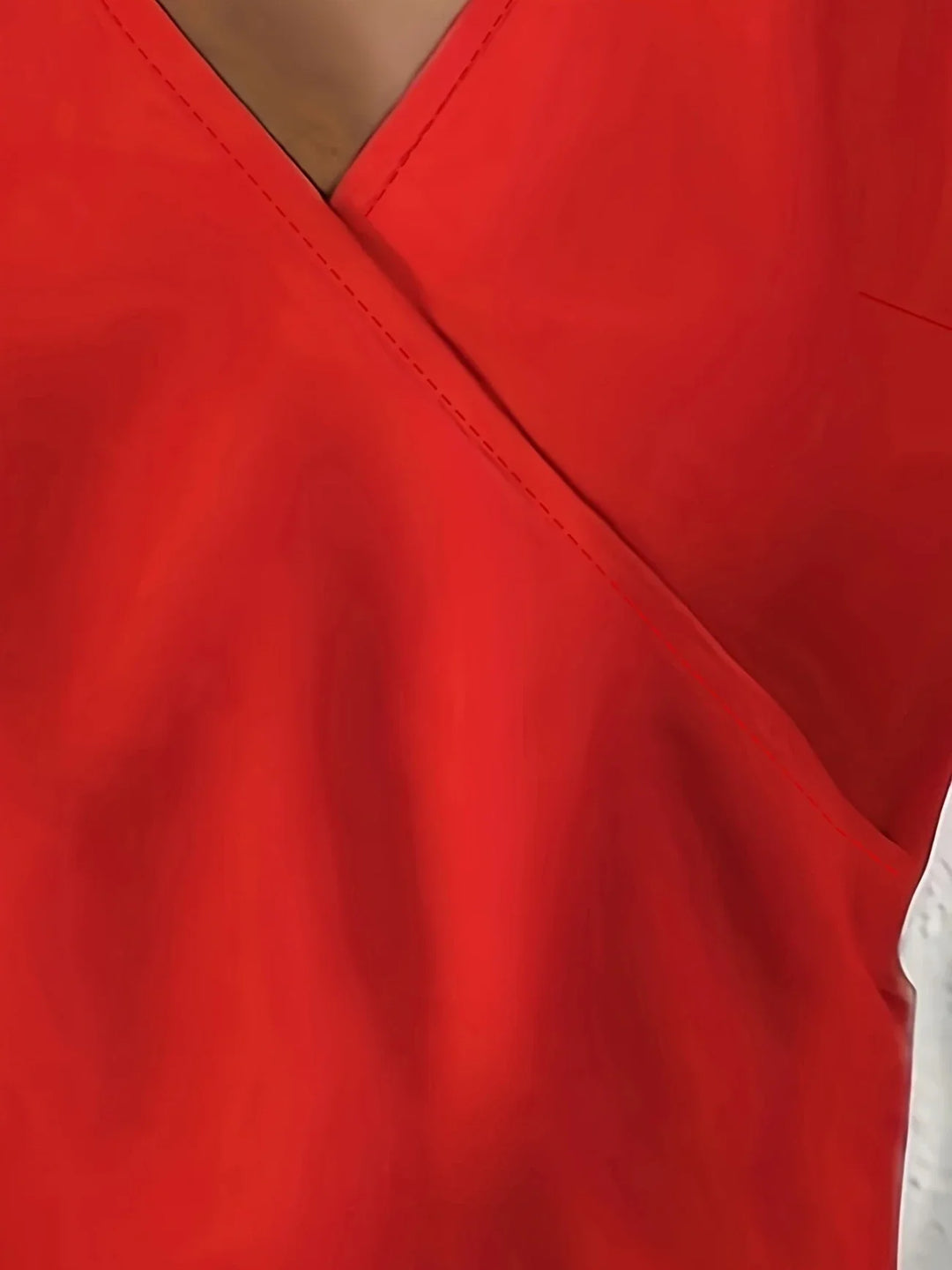 Cebulska - Elegante Sin Mangas Sobrepelliz Blusa