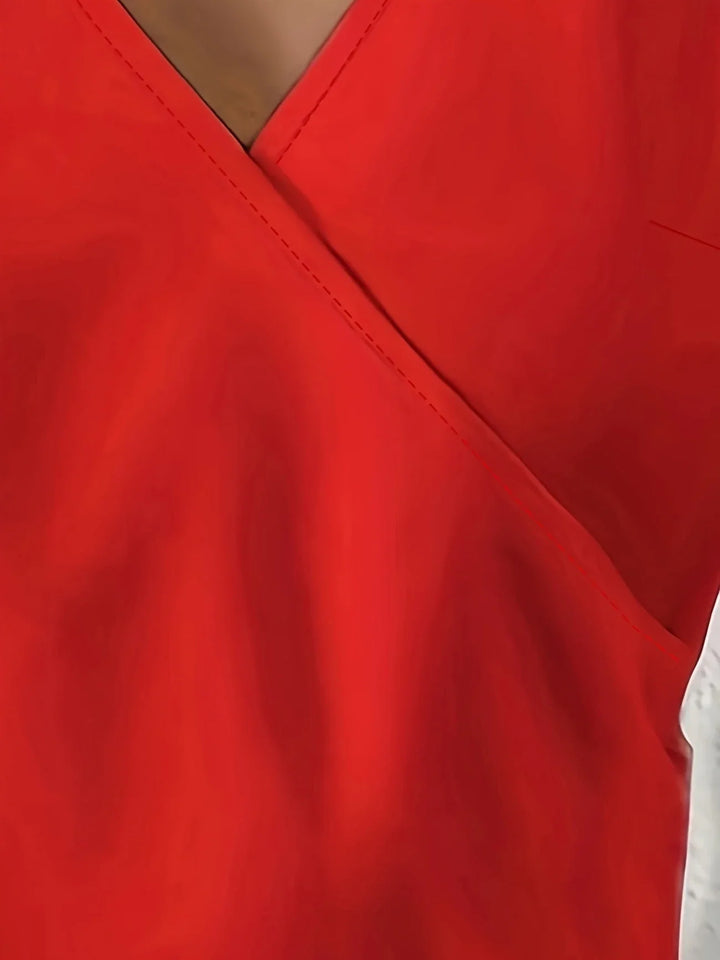 Cebulska - Elegante Sin Mangas Sobrepelliz Blusa
