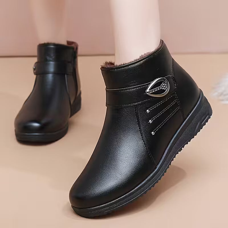 Petruta - Botines Cálidos De Ante
