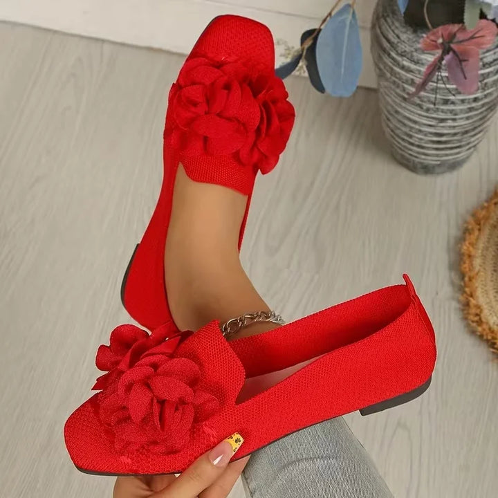 Catriona - Zapatos Planos Mary Jane Con Estampado Floral