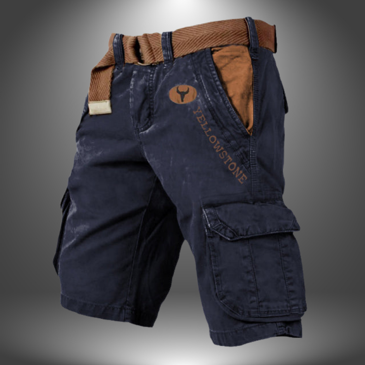 Zakhar - Pantalones Cortos Tipo Cargo Hechos a Mano