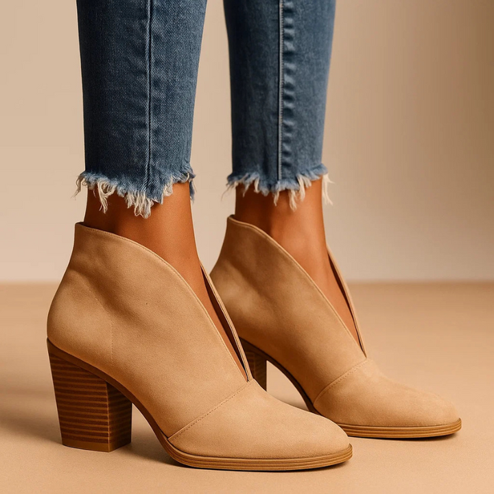 Phyllis - Botines Con Corte En V