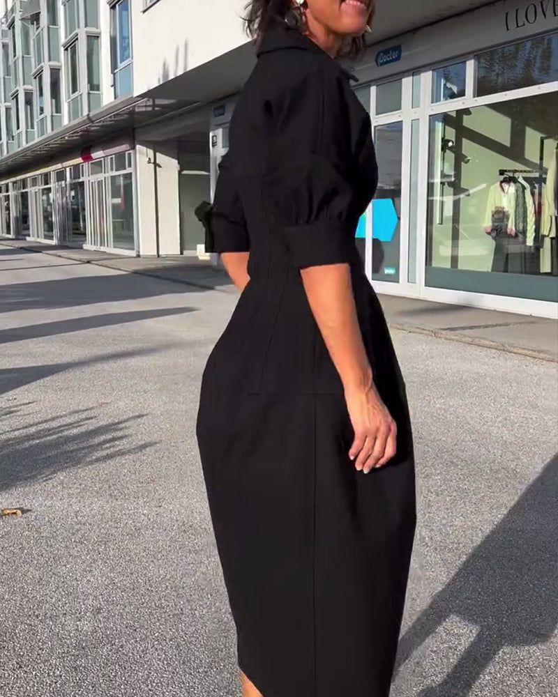 Lunya - Vestido Holgado Elegante