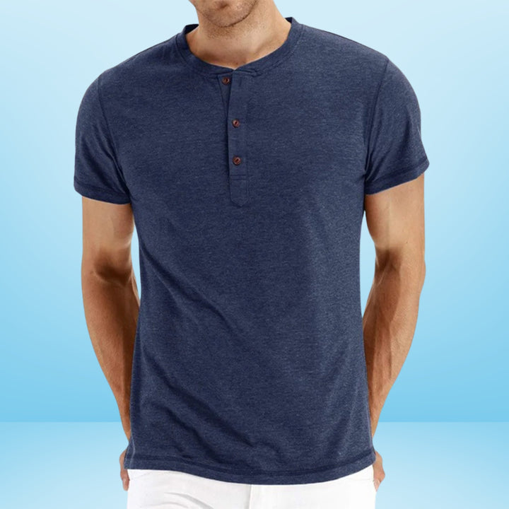 Bilgert - Camiseta Elegante Con Cuello Redondo