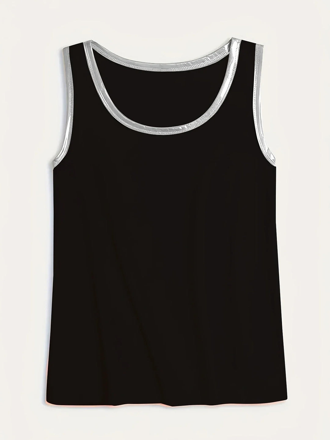 Ayuso - Sin Mangas Camiseta Sin Mangas Con Cuello Redondo