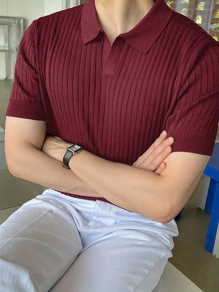 Avgustin - Polo Informal De Manga Corta
