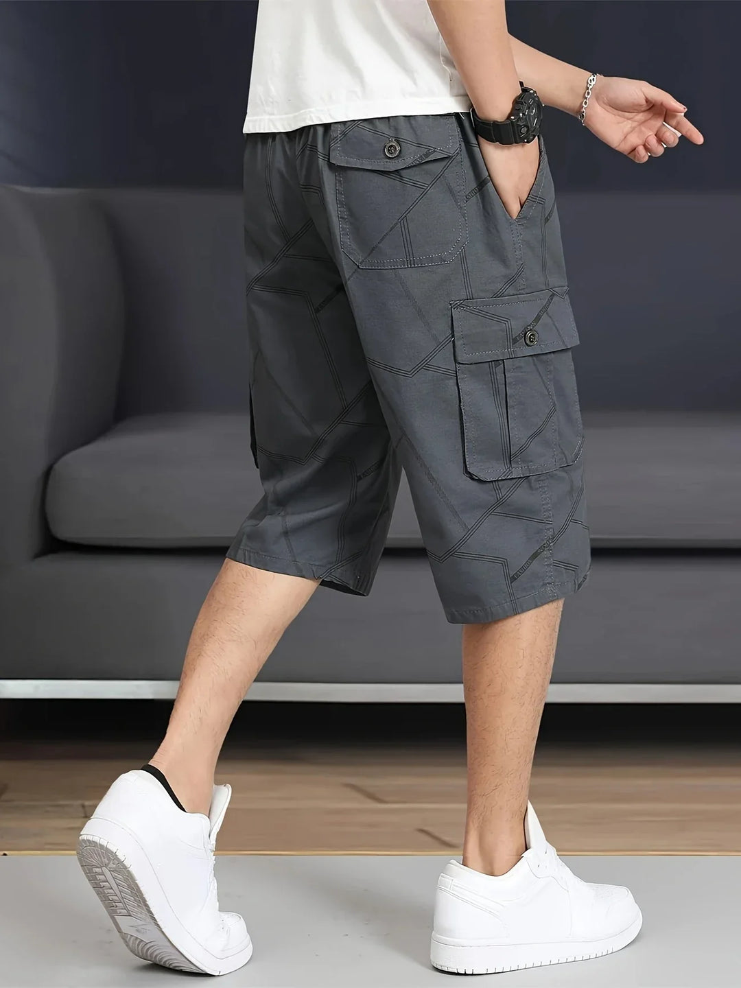Hazlewood - Pantalones Cortos Carga Informales Para Verano